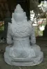  Product image 6 of the product “Seated Dewi Sri, position chakra turning the wheel, about 63cm height ”